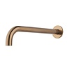 Baduitloop Inbouw Wiesbaden Caral Rond 30 Cm 1/2 Geborsteld Brons Koper