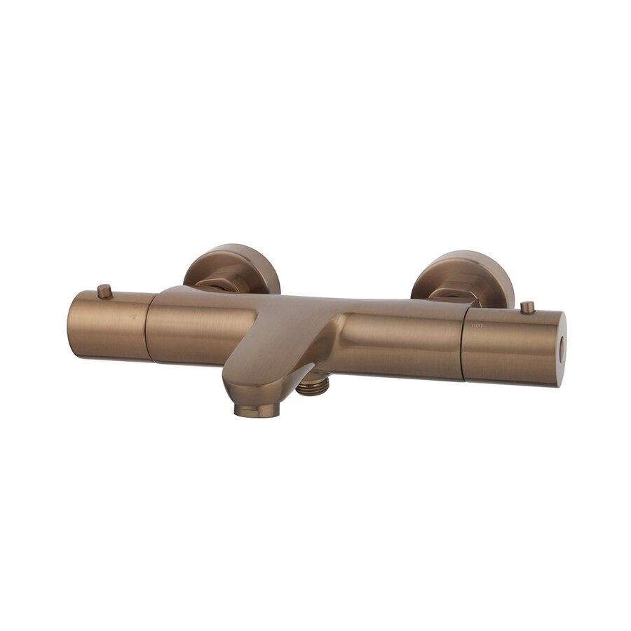 Badmengkraan Thermostatisch BWS Karsten Geborsteld Brons Koper