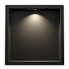 BWS Inbouwnis BWS Albert 30x30x7cm Met Led Mat Zwart