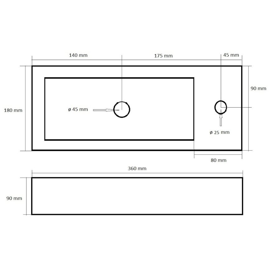 Fonteinpack Best Design Maya Mini Block Rechts Gunmetal