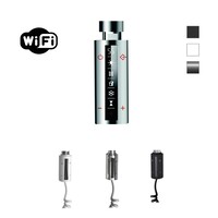 Radiator Sanicare Denso Met WiFi 180 x 40 cm Mat Wit Met Thermostaat Zwart Rechtsonder