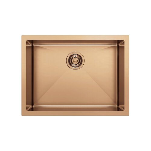 Inbouw Wastafel Sapho Zenith 60x45 cm RVS Koper PVD 