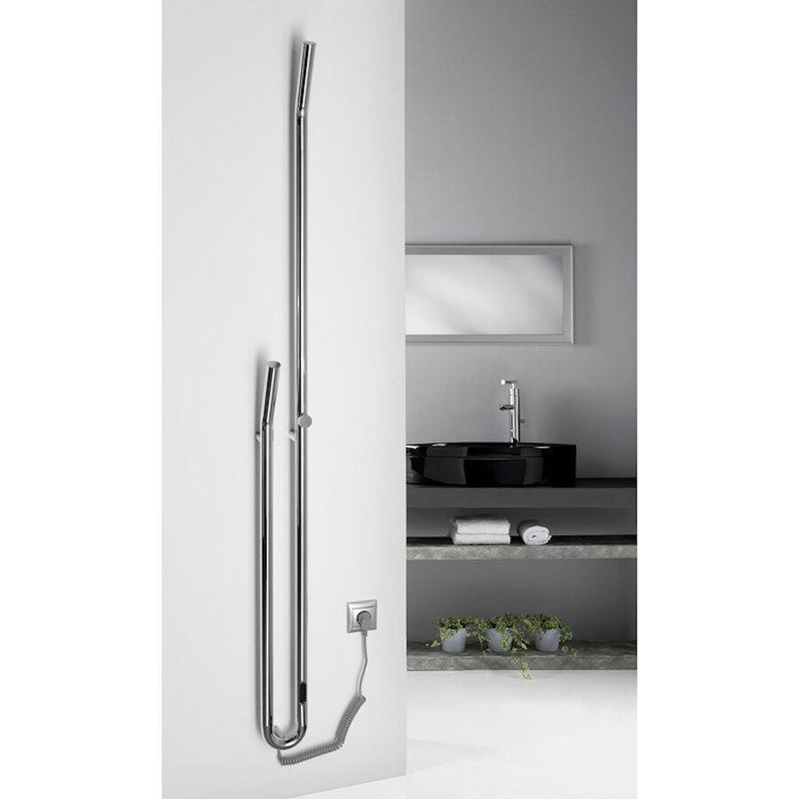 Elektrische Radiator Sapho Duopasso Met Timer 12,2x170 cm 45W Chroom