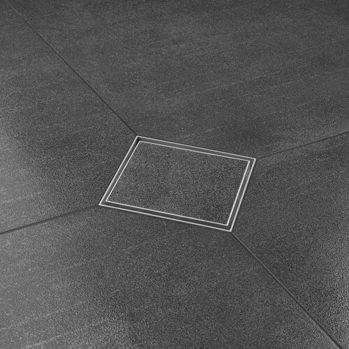 Douchegoot Easy Drain Aqua 15x15cm rooster Tegel MSI 