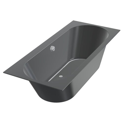 Ligbad Beterbad Xenz Madeira 170x75 cm Inclusief Badpoten Ebony 