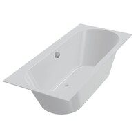 Ligbad Beterbad Xenz Madeira 180x80 cm Inclusief Badpoten Wit