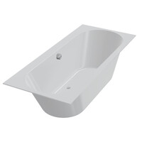 Ligbad Beterbad Xenz Madeira 180x80 cm Inclusief Badpoten Mat Wit