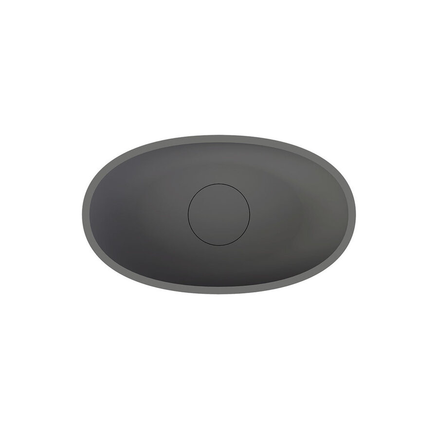 Waskom Riho Escala 55x32 cm Solid Surface Mat Antraciet