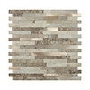 Isodeco Mozaïek Isodeco Steenstrip Zelfklevend 29.2x29.7 cm Taupe Beige Mix (Prijs Per Stuk)