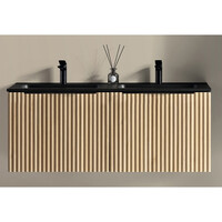 Onderkast BWS Bella Met 2 Laden 2 Uitsparingen 120x45 cm Naturel Eik