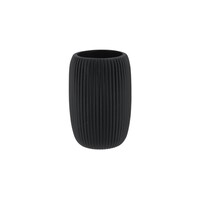 Beker Haceka Ribbel Zwart