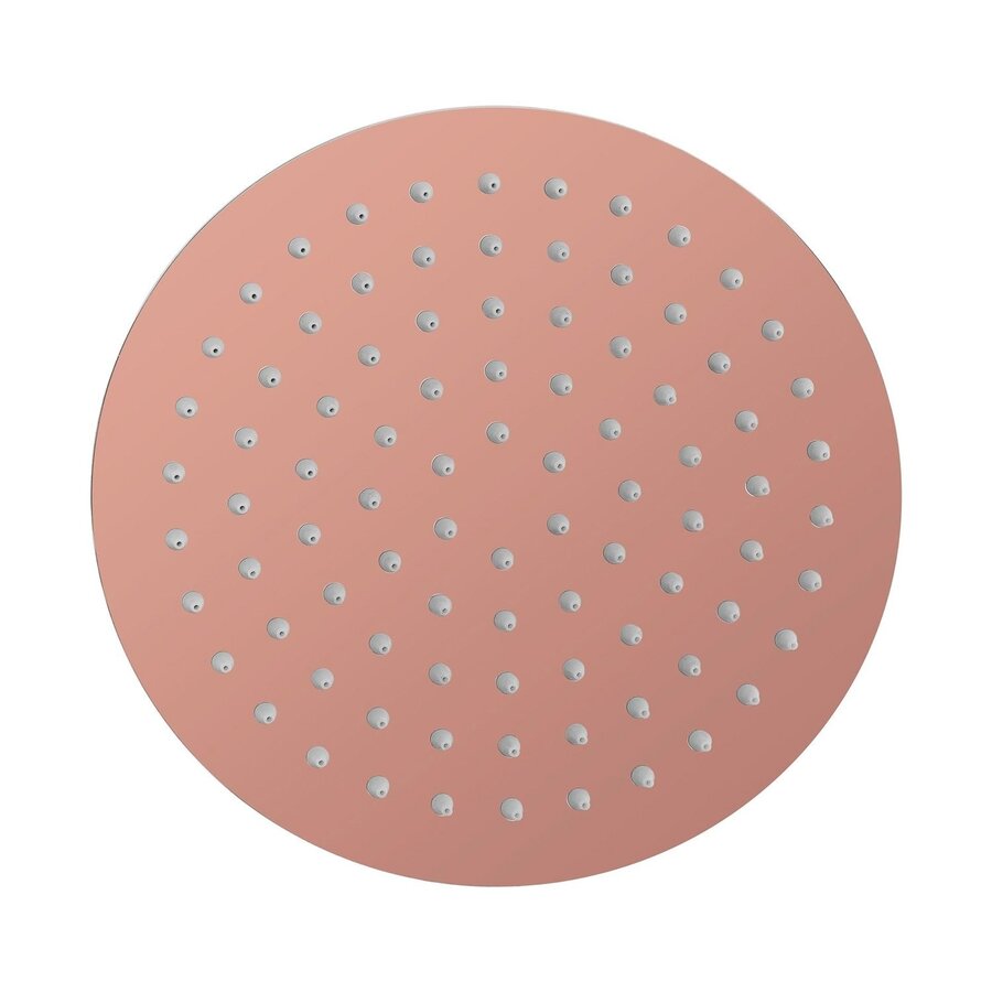 Hoofddouche BWS Colorato Rond 30 cm Geborsteld Koper