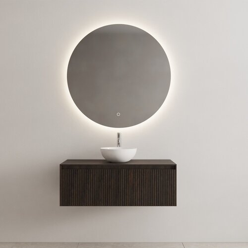 Onderkast Gliss Design Timotheus 100 CM Incl. Topplaat Charcoal 