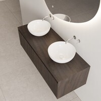 Onderkast Gliss Design Timotheus 120 CM Incl. Topplaat Charcoal