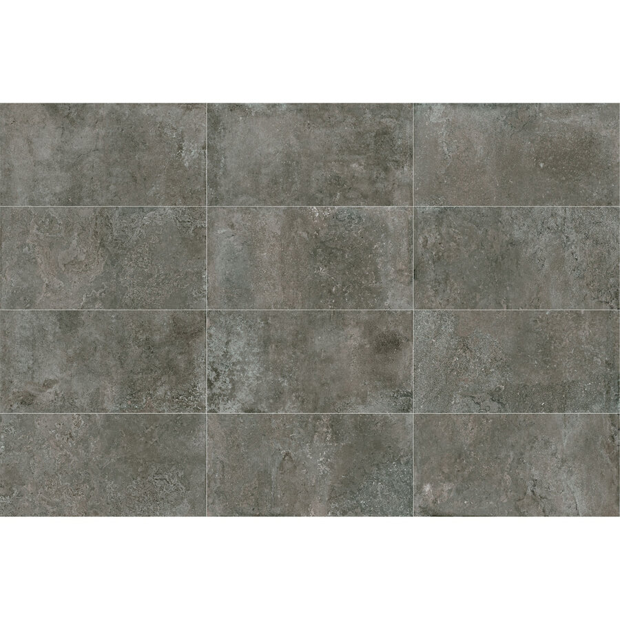 Vloertegel Pamesa Montpellier Graphite 60x120 cm Gerectificeerd Mat Grijs (Prijs Per M2)