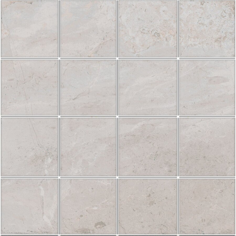 Mozaiek Pamesa Erding Pearl 30x30 cm Gerectificeerd Mat Wit (Prijs Per M2)
