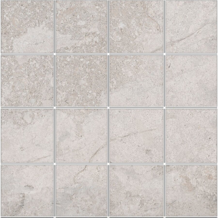 Mozaiek Pamesa Erding Silver 30x30 cm Gerectificeerd Mat Grijs (Prijs Per M2)