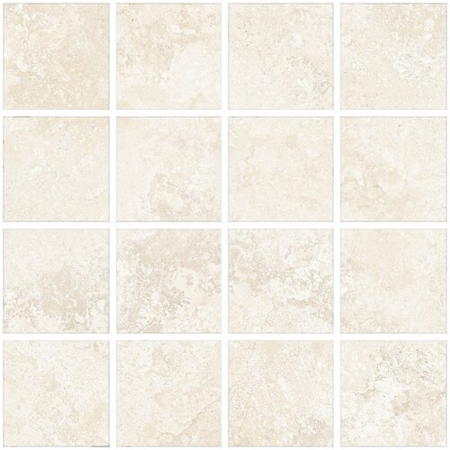 Mozaiek Pamesa Pietra Di Rapolano Ivory 30x30 cm Gerectificeerd Mat Creme (Prijs Per M2) 