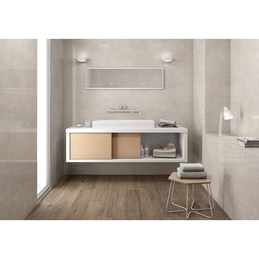 Vloertegel Pamesa At Viggo Nogal 20x120 cm Gerectificeerd Mat Donkerbruin (Prijs Per M2)