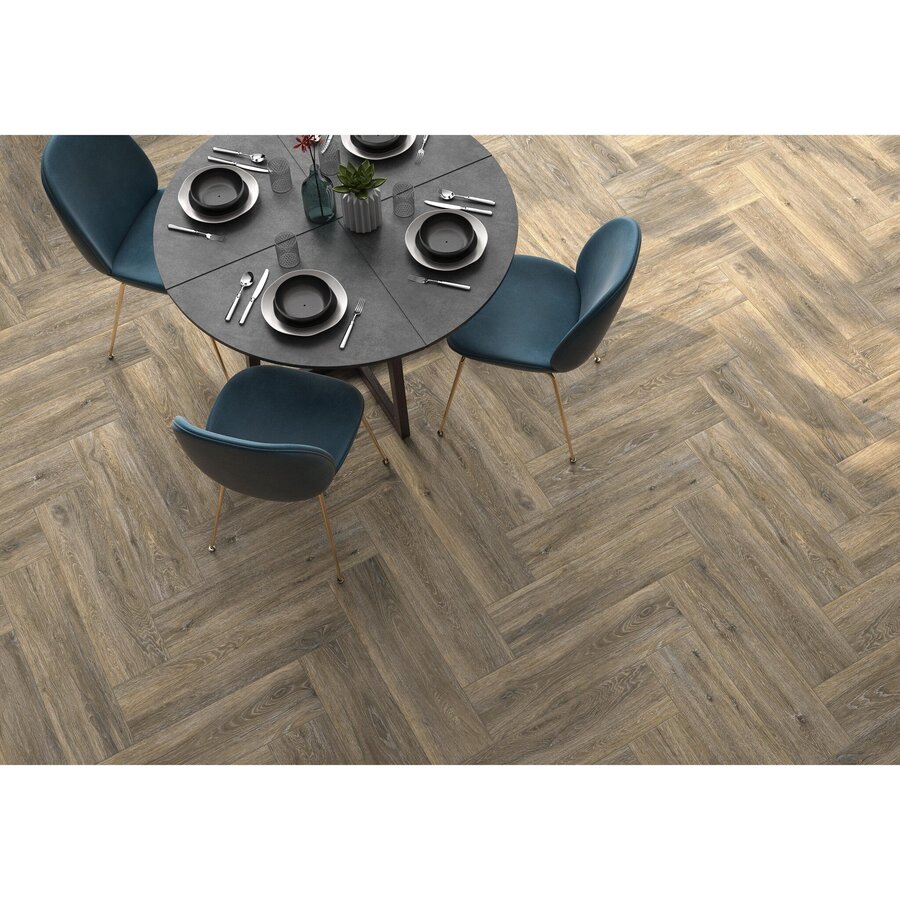 Vloertegel Pamesa At Viggo Roble 20x120 cm Gerectificeerd Mat Bruin (Prijs Per M2)