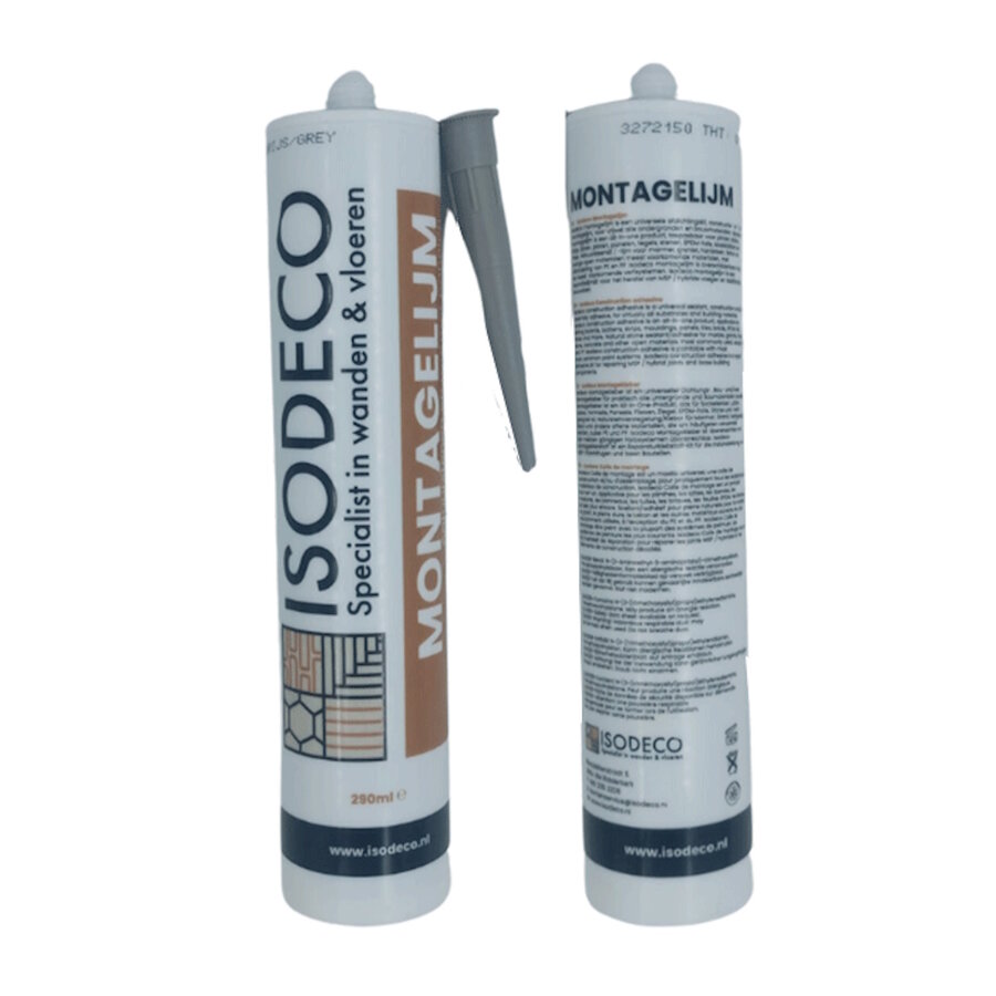 Montagelijm Isodeco Voor Marmer En Natuursteen Platen 290 ML