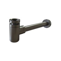 Fonteinset BWS Solid Surface Met Handdoekhouder Links Wit Gunmetal