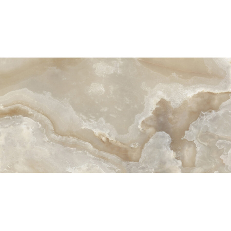 Vloertegel Onyx&More 60x120 cm Glans Golden (Prijs Per M2)