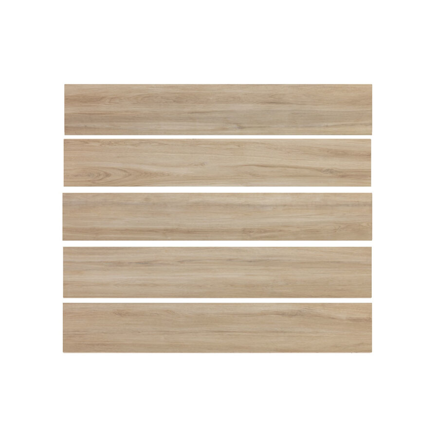 Vloertegel Sintesi Mywood 30x119,8 cm Mat Beige (Prijs Per M2)