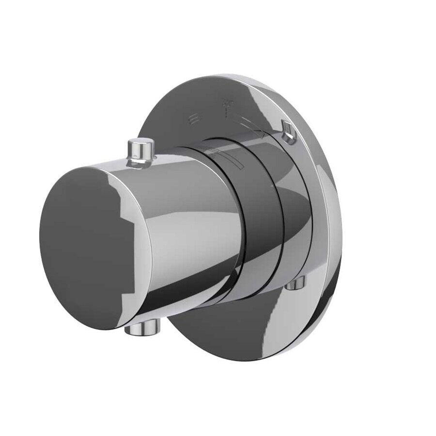 Afbouwdeel IVY Bond Inbouwthermostaat Symmetry Met Rond Rozet Chroom