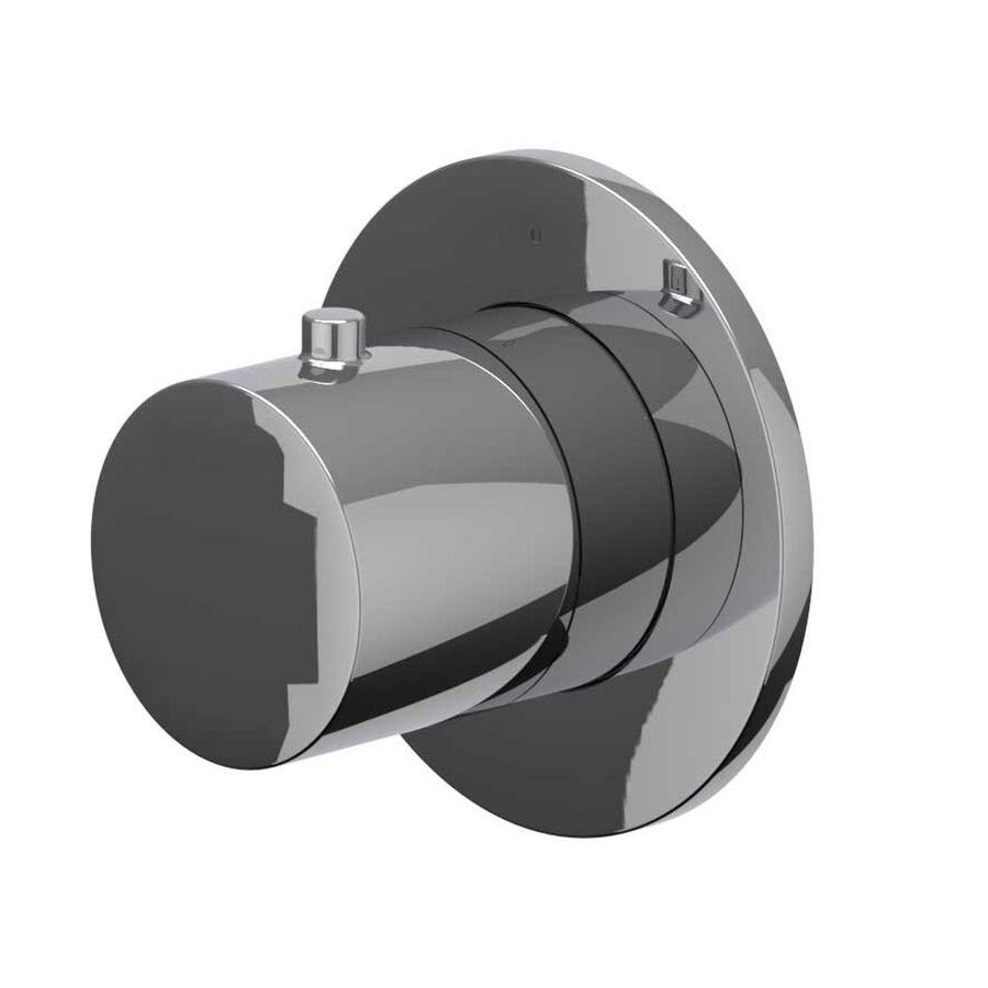 Afbouwdeel IVY Bond Inbouw Stopkraan Symmetry Met Rond Rozet Chroom