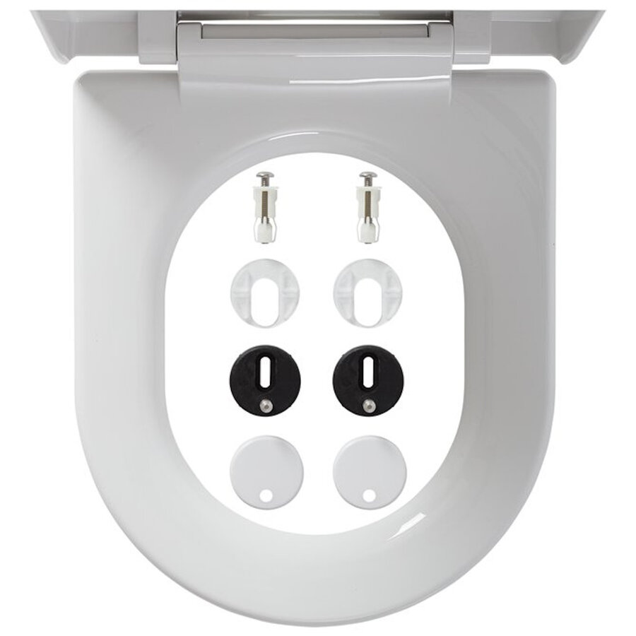 Toiletbril Tiger Stax Thermoplast Wit