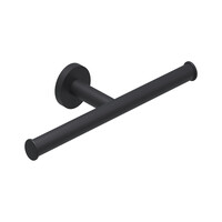 Toiletrolhouder IVY Dubbel Mat Zwart PED