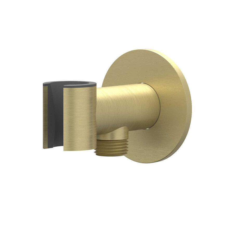 Wandsteun IVY Met Geintegreerde Wateruitlaat 1/2 RVS316 Geborsteld Mat Goud PVD