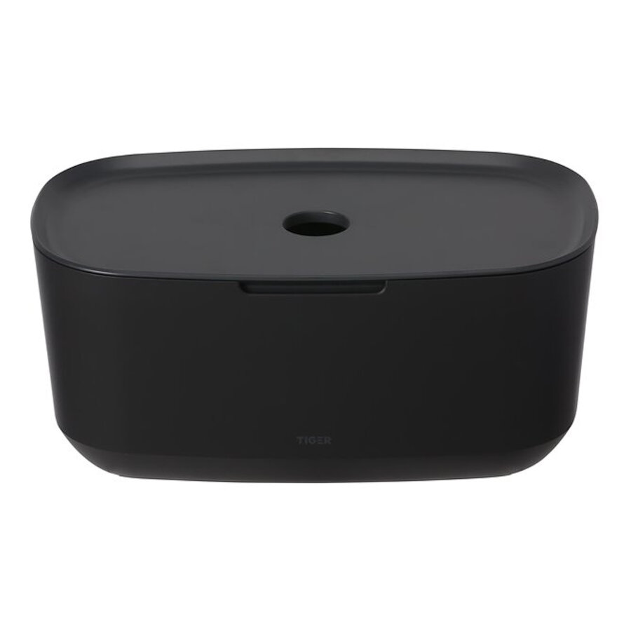 Opbergbox Met Deksel Tiger Tess Vrijstaand Zwart - Antraciet