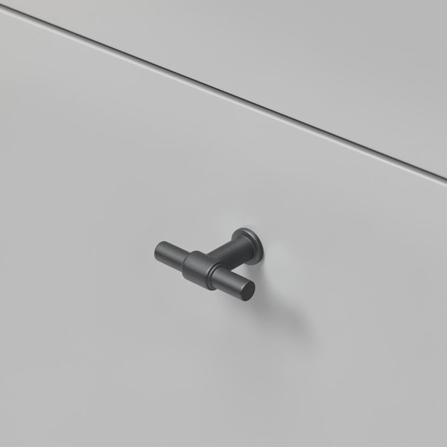 Greep KN01 Tiger S-line 5 cm Mat Zwart