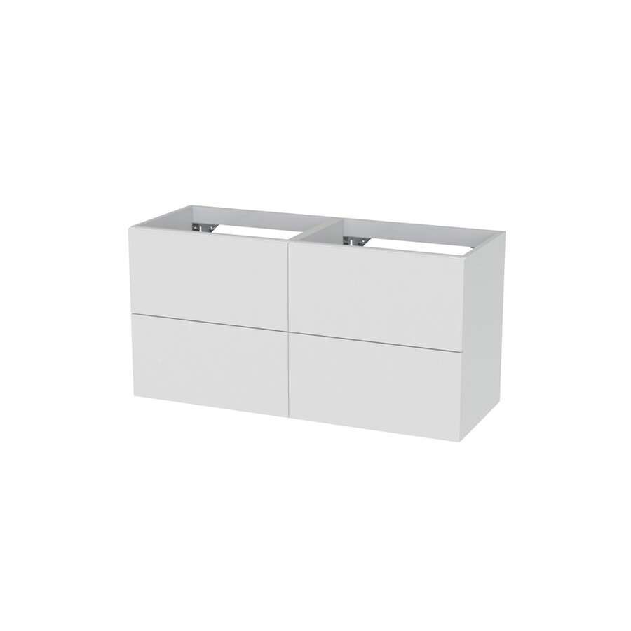 Wastafelonderkast Tiger Studio 120 cm Hoogglans Wit