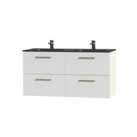 Wastafelonderkast Tiger Studio 120 cm Hoogglans Wit