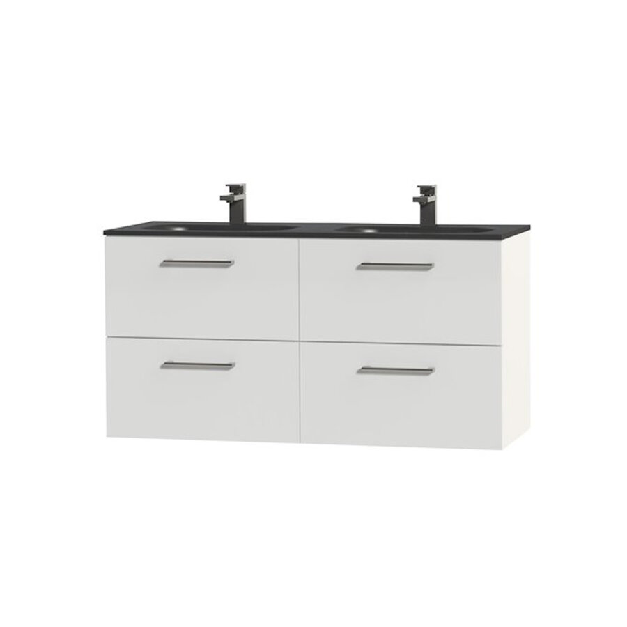 Wastafelonderkast Tiger Studio 120 cm Hoogglans Wit