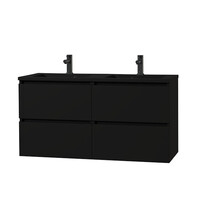 Wastafelonderkast Tiger Loft 120 cm Mat Zwart