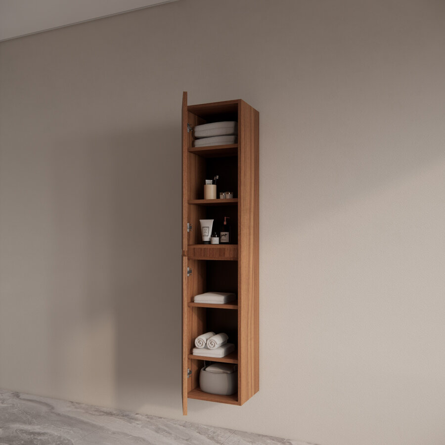 Kolomkast BWS Riga 160 cm Walnoot