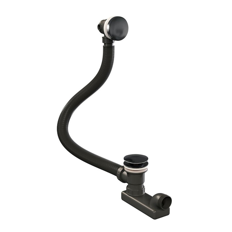 Badafvoer met Overloop Brauer Gunmetal Edition Geborsteld Gunmetal