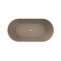 Vrijstaand Ligbad Arcqua Cusco 165x85 Mat Truffel