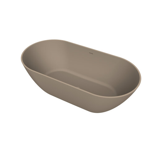 Vrijstaand Ligbad Arcqua Cusco 175x85x55 cm Mat Truffel 