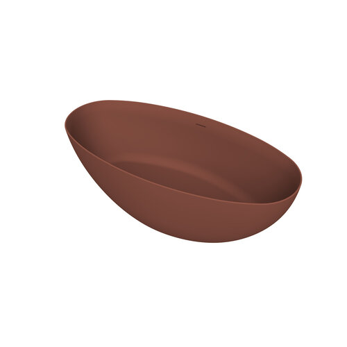 Vrijstaand Ligbad Arcqua Ica 170x80 Mat Terracotta 