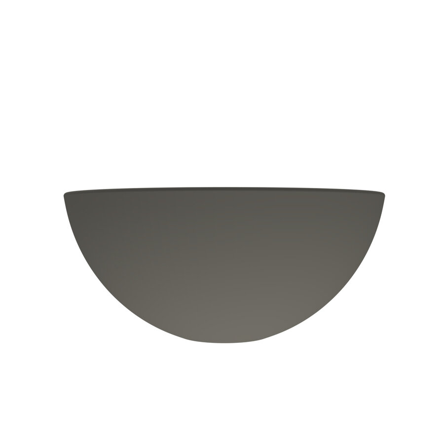 Waskom Arcqua Prince Opbouw 38x14 cm Rond Mat Quartz Grijs