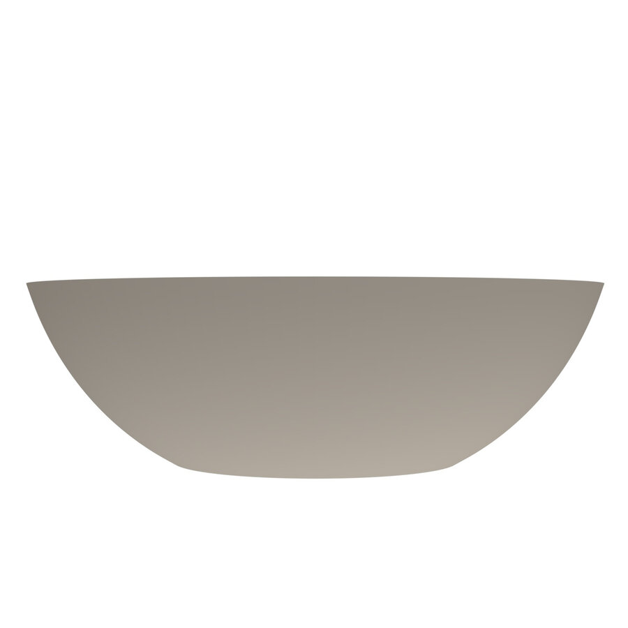 Waskom Arcqua Prince Opbouw 49x34 cm Ovaal Mat Klei