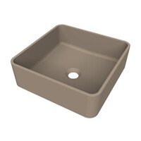 Arcqua Case Opbouw Waskom Vierkant 37x37 Mat Truffel