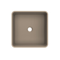 Arcqua Case Opbouw Waskom Vierkant 37x37 Mat Truffel
