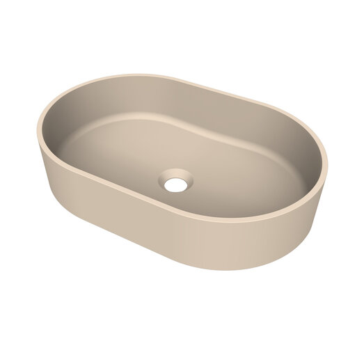 Arcqua Case Opbouw Waskom Ovaal 55x36 Mat Zand 