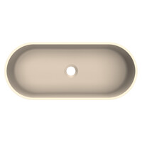 Arcqua Case Opbouw Waskom Ovaal 60x26 Mat Zand